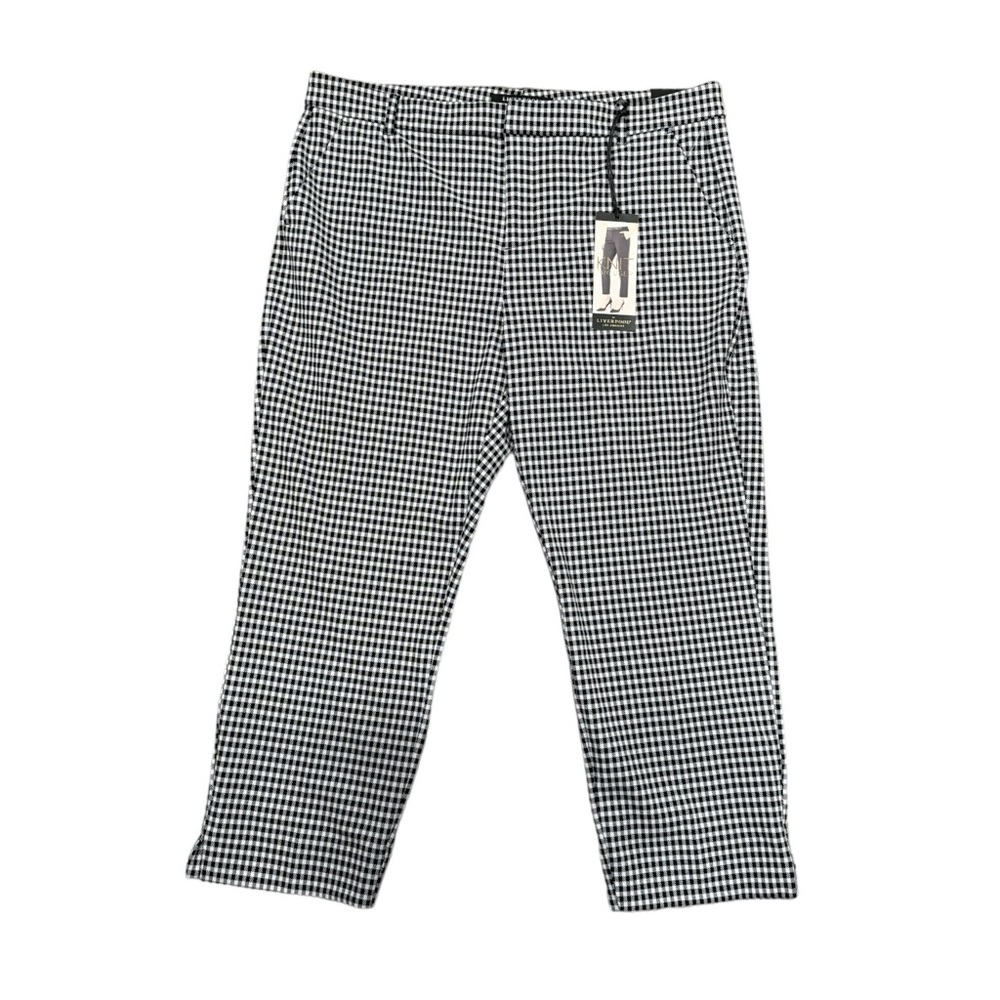 Liverpool Black and White Gingham Trousers
